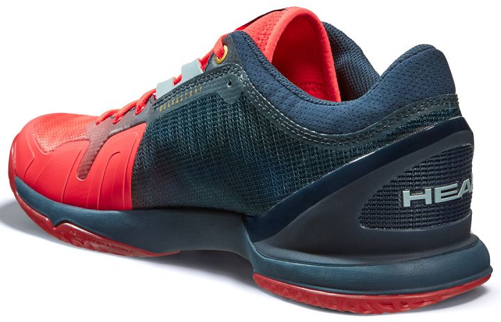 Head Sprint Pro 3.0 Indoor Neon Red / Midnight Navy